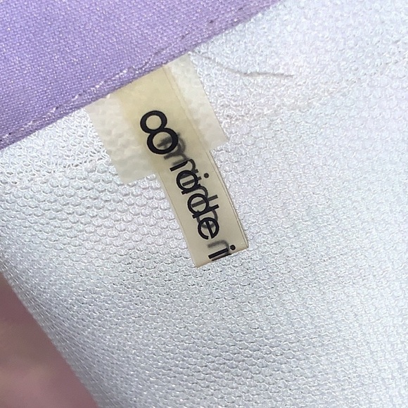 Js  COLLECTION Multicolor Floral V-neck Layered Sheath tiered dress size 8 - Picture 9 of 15